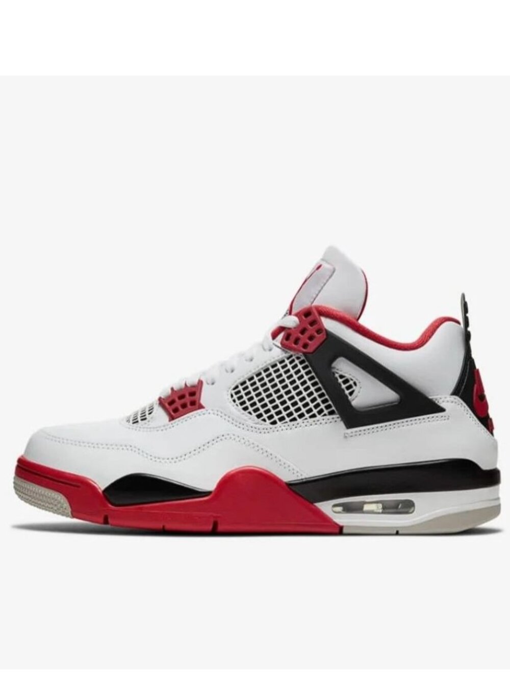 NIKE Men's Air Jordan 4 Retro OG Fire Red 2020 Shoes Size 11.5